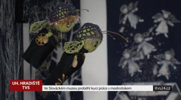 Ve Slováckém muzeu proběhl modrotiskový kurz