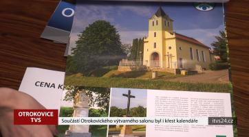 Součástí otrokovického výtvarného salonu byl i křest kalendáře
