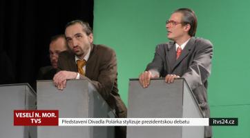 Představení Divadla Polárka stylizuje prezidentskou debatu