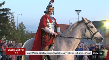 Svatý Martin přijel na náměstí Velké Moravy i letos