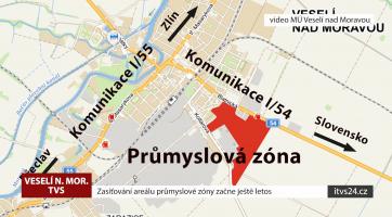 Zasíťování areálu průmyslové zóny začne ještě letos