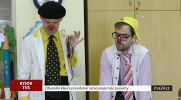 Zdravotní klauni pravidelně rozveselují malé pacienty