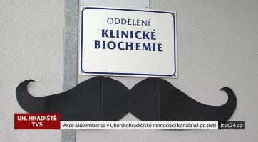 Akce Movember se v Uherskohradišťské nemocnici konala už potřetí