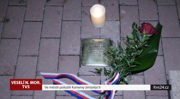 Ve Veselí položili Kameny zmizelých
