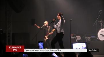 Sportovní halu rozezpívala skupina Slza 
