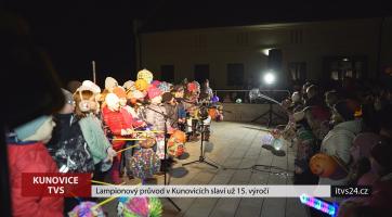 Lampionový průvod v Kunovicích slaví už 15. výročí