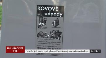 Na sběrných místech přibyly šedé kontejnery 