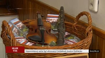 Vzpomínkový večer byl věnován Cimbálové muzice Dolňácko