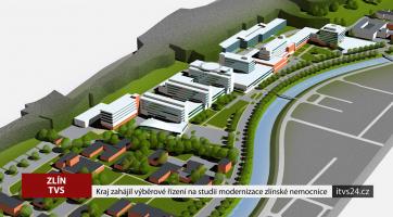 Kraj zahájil výběrové řízení na studii modernizace zlínské nemocnice