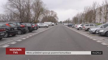 Město průběžně opravuje pozemní komunikace