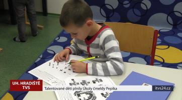 Talentované děti plnily Úkoly čmeldy Pepíka