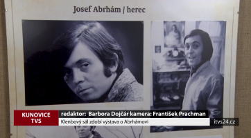 Klenbový sál zdobí výstava věnovaná Josefu Abrhámovi