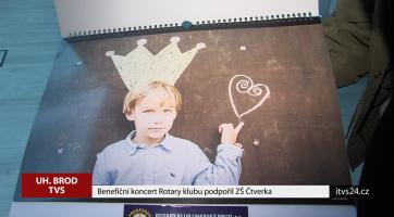 Benefiční koncert Rotary klubu podpořil ZŠ Čtverka