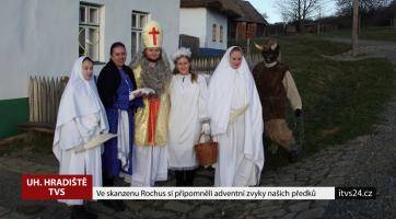 Ve skanzenu Rochus si připomněli adventní zvyky našich předků