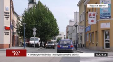 Na Masarykově náměstí se ruší jednosměrný provoz