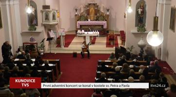 První adventní koncert se konal v kostele sv. Petra a Pavla