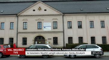 Ve Valašském Meziříčí zahájili rekonstrukci Zámku Kinských