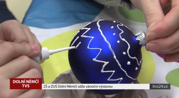 ZŠ a ZUŠ Dolní Němčí ožila vánoční výstavou