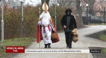 V Zámeckém parku se konal 2. ročník Mikulášského běhu