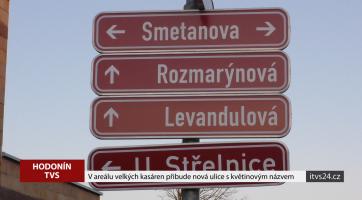 V areálu velkých kasáren přibude nová ulice s květinovým názvem