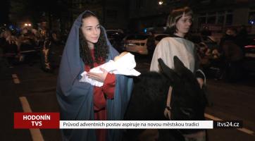 Průvod adventních postav aspiruje na novou městskou tradici