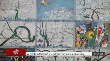Ve zlínské Alternativě je k vidění výstava Josefa Ruszeláka