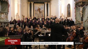 Na koncertě zazněla Česká mše vánoční Hej mistře
