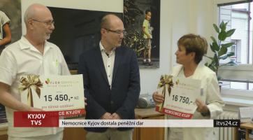 Nemocnice Kyjov dostala peněžní dar