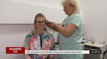 ORL ambulance Kroměřížské nemocnice prošly rekonstrukcí