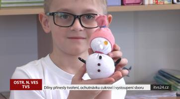 Dílny přinesly tvoření, ochutnávku cukroví i vystoupení sboru