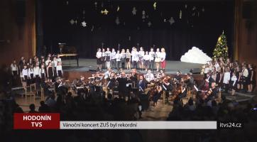 Vánoční koncert ZUŠ byl letos rekordní