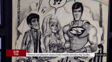 Filmový uzel připravil výstavu krále českého komiksu Káji Saudka