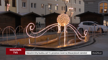Vánoční trhy budou od 15. prosince nově na Masarykově náměstí