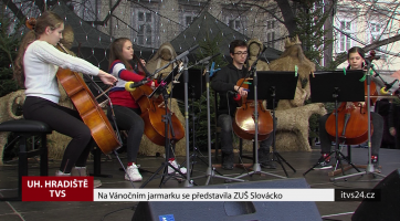 Na Vánočním jarmarku se představila ZUŠ Slovácko