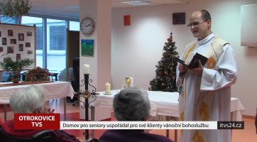 Domov pro seniory uspořádal pro své klienty vánoční bohoslužbu
