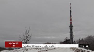 Turisté zahájili sezonu na Velké Javořině