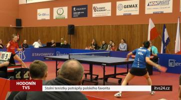 Stolní tenistky potrápily polského favorita