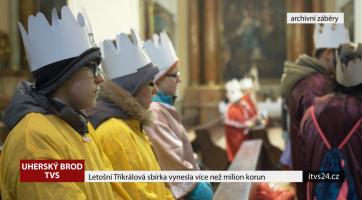 Letošní Tříkrálová sbírka vynesla v Brodě více než milion korun