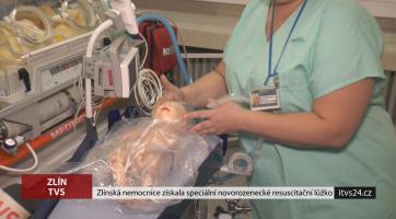 Zlínská nemocnice získala speciální novorozenecké resuscitační lůžko