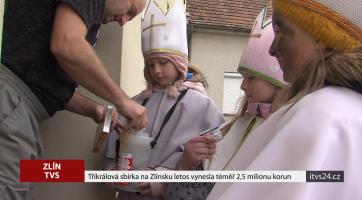 Tříkrálová sbírka letos na Zlínsku vynesla téměř 2,5 milionu korun