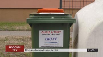 Přibývá druhů odpadu, které lze třídit