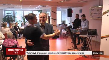V domově pro seniory se uskutečnil tradiční společenský ples