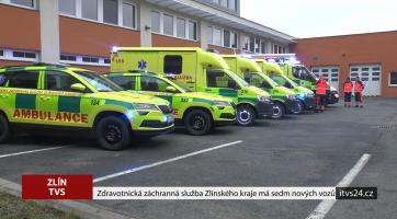 Zdravotnická záchranná služba má sedm nových vozů