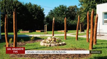 MŠ Na Rybníku má novou zahradu v přírodním stylu 