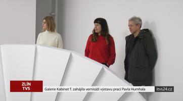 Galerie Kabinet T. zahájila vernisáží výstavu prací Pavla Humhala