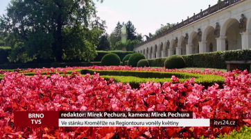 Ve stánku Kroměříže na Regiontour voněly květiny