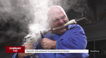 Opavský silák překousl 33 plechovek za minutu