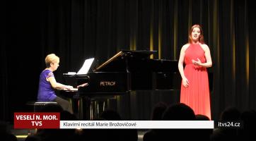Klavírní recitál Marie Brožovičové rozezněl Veselí