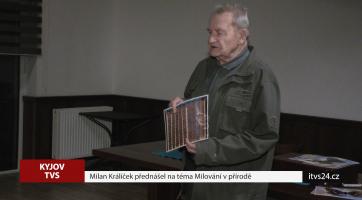 Milan Králíček přednášel na téma Milování v přírodě