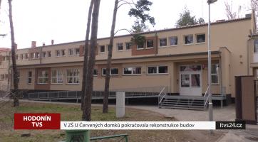 V ZŠ U Červených domků pokračovala rekonstrukce budov